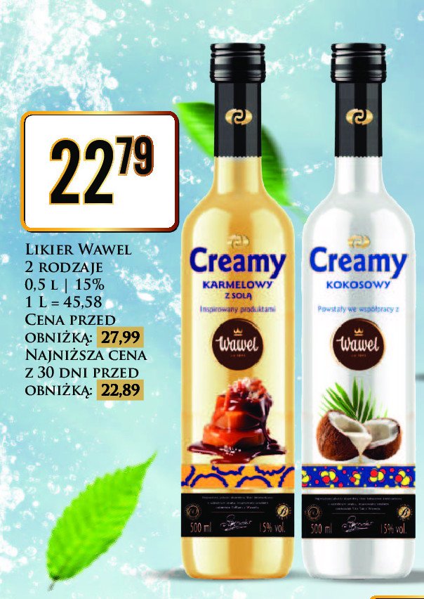 Likier karmelowy z solą Wawel promocja w Dino