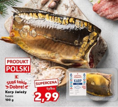 Karp świeży tusza promocja w Kaufland