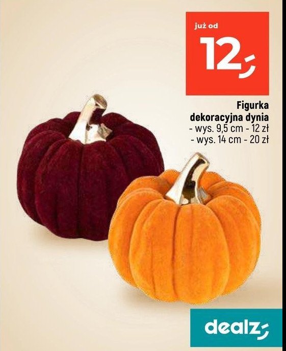 Figurka dynia 14 cm promocja