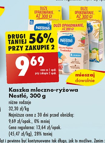 Kaszka mleczno-ryżowa banan Nestle kaszka promocja