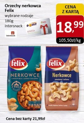 Orzechy nerkowca Felix promocja w Market Point