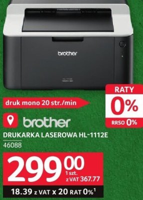 Drukarka laserowa Brother HL-1112E promocja w Selgros