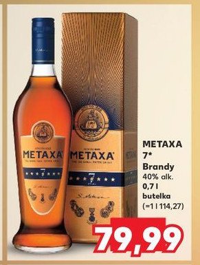 Brandy kartonik Metaxa 7* promocja