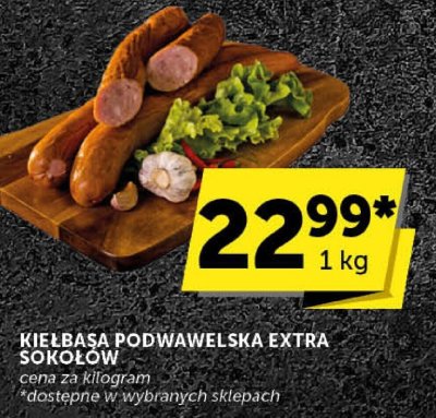 Kiełbasa podiwawelska extra Sokołów promocja w Euro Sklep