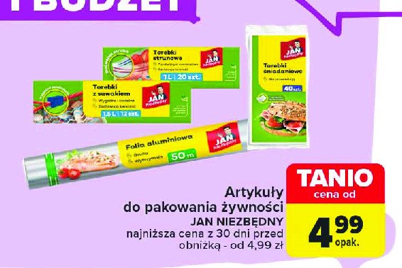 Torebki strunowe 1.5 l Jan niezbędny promocja