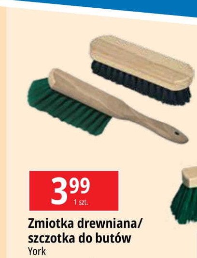 Zmiotka drewniana York promocja w Leclerc