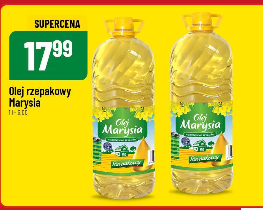 Olej rzepakowy Marysia promocja