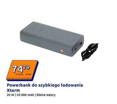 Powerbank do szybkiego ładowania  promocja w Action