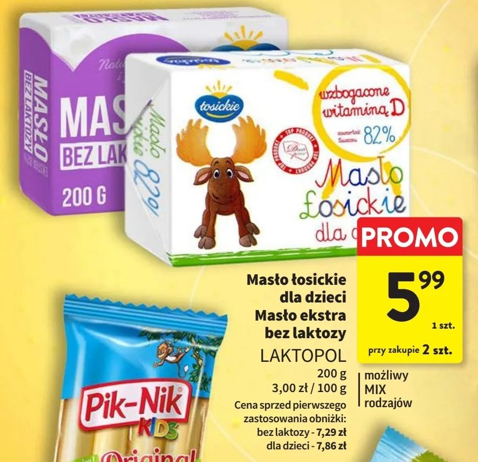 Mas艂o bez laktozy 艁osickie promocja