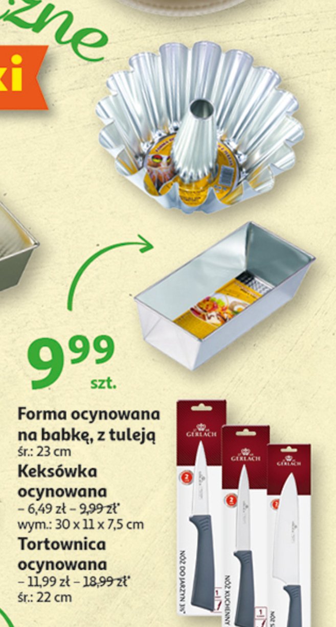 Keksówka ocynowana 30 x 11 x 7.5 cm promocja