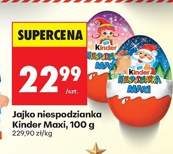 Jajko niespodzianka Maxi promocja w Biedronka
