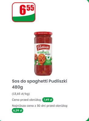 Sos do spaghetti  480g promocja w Dino