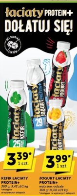 Jogurt Łaciaty Protein+ promocja w Euro Sklep