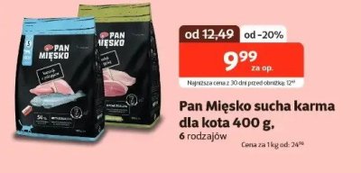 Karma sucha dla kota 400 g promocja w KAKADU