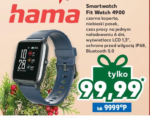 Smartwatch fit 4900 Hama promocja
