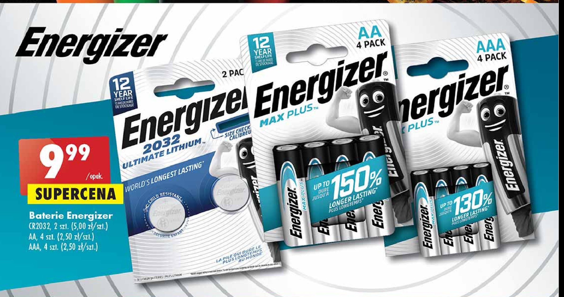 Baterie aa Energizer max plus promocje