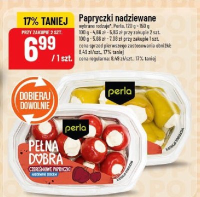Papryczki nadziewane Perla promocja w POLOmarket