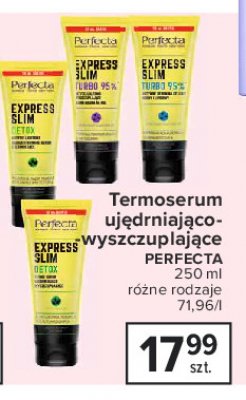 Serum wyszczuplaj膮ce detox Perfecta express slim promocja