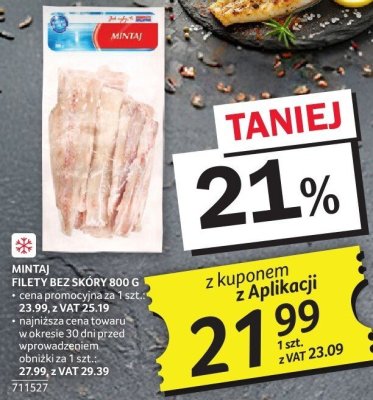Filety bez skóry MINTAI 800 g promocja w Selgros