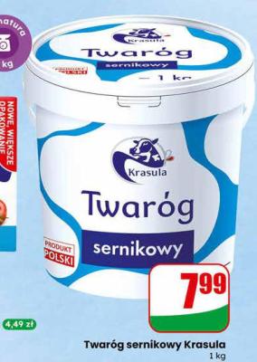 Twaróg sernikowy 1 kg promocja w Dino