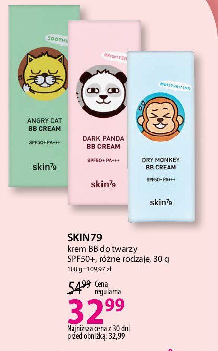 Krem bb dark panda Skin79 promocja