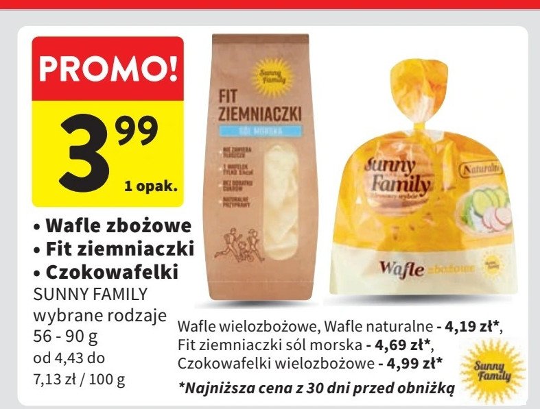 Czokowafle Sunny family promocja