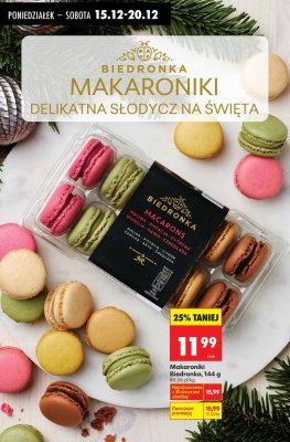 Makaroniki promocja w Biedronka