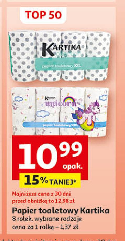 Papier toaletowy xxl Kartika promocja