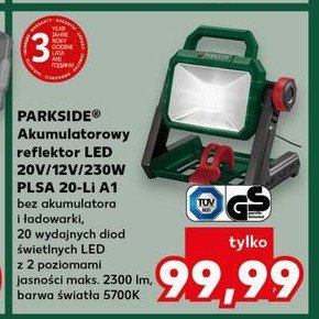 Reflektor akumulatorowy 12v Parkside promocja w Kaufland