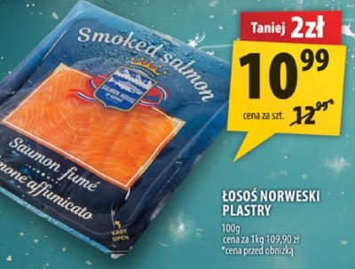 Łosoś norweski plastry promocja w Arhelan
