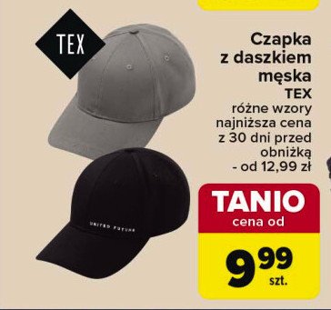 Czapka z daszkiem męska Tex promocja