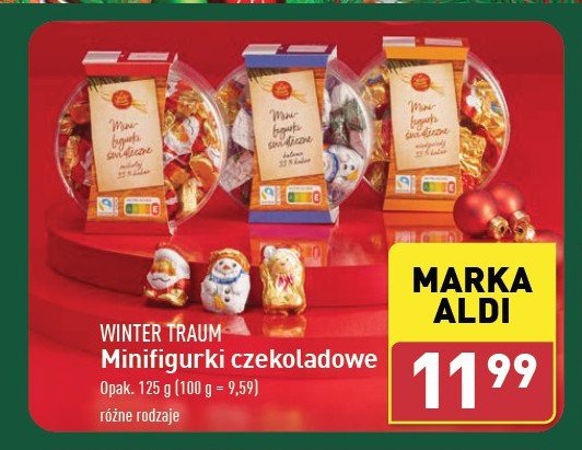 Figurki czekoladowe Wintertraum promocja