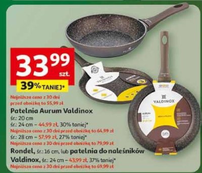 Patelnia Aurum Valdinox śr: 24 cm promocja w Auchan