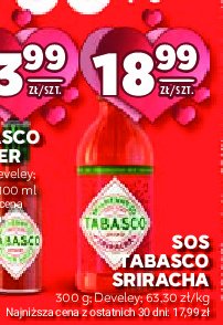 Sos tabasco sriracha MCILHENNY promocja