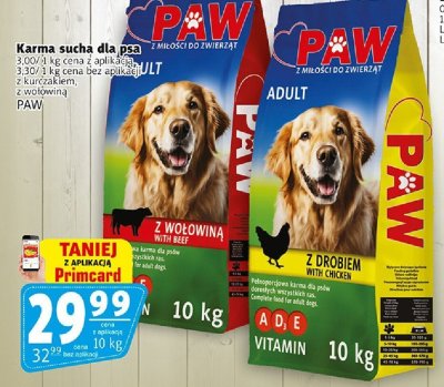 Karma sucha dla psa promocja w Prim Market