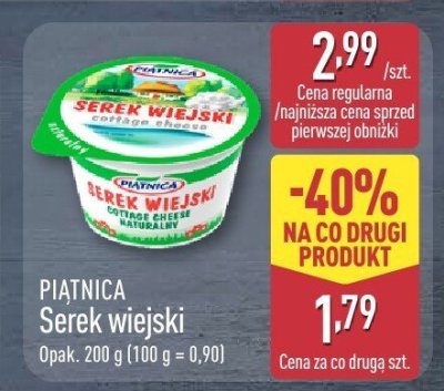 Serek wiejski  promocja w Aldi