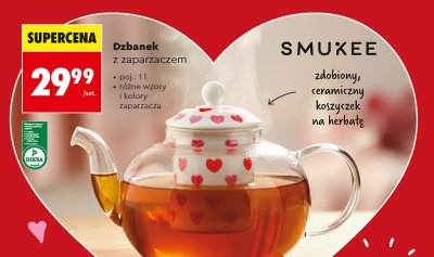 Dzbanek z zaparzaczem  promocja w Biedronka