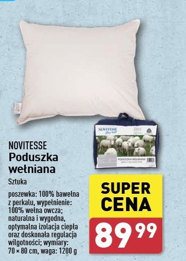 Poduszka 70x80 Novitesse promocja