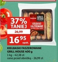 Kiełbasa faszerowana szarpana wołowiną Sokołów grill house promocja