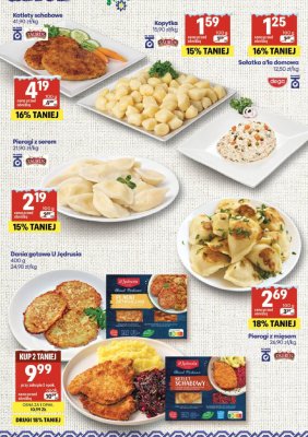 Pierogi z mięsem Taurus promocja w Delikatesy Centrum