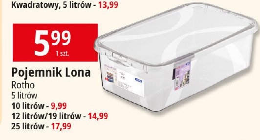 Pojemnik lona 10 l Rotho promocja