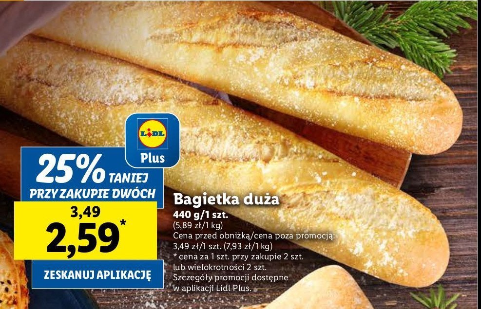 Bagietka duża promocja