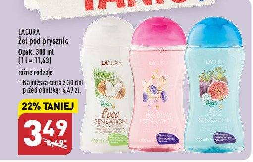 Żel pod prysznic spa sensation Lacura promocja