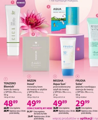 Krem do twarzy BENTON UV Defense Sun Cream SPF50+ PA++++ 50ml promocja w Hebe