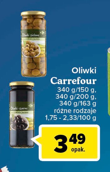 Oliwki zielone Carrefour promocje