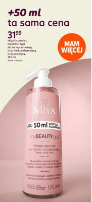 Żel do mycia twarzy Miya my beauty gel Miya cosmetics promocja