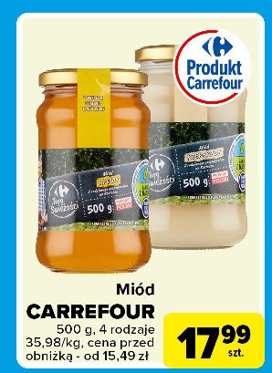 Miód lipowy Carrefour targ świeżości promocja