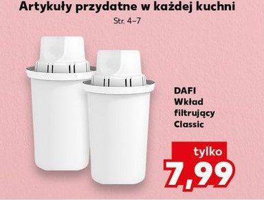 Wkład filtrujący classic Dafi promocja