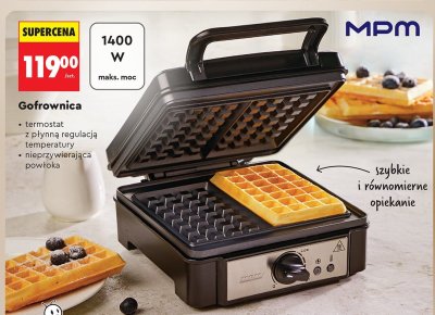 Gofrownica MPM promocja w Biedronka