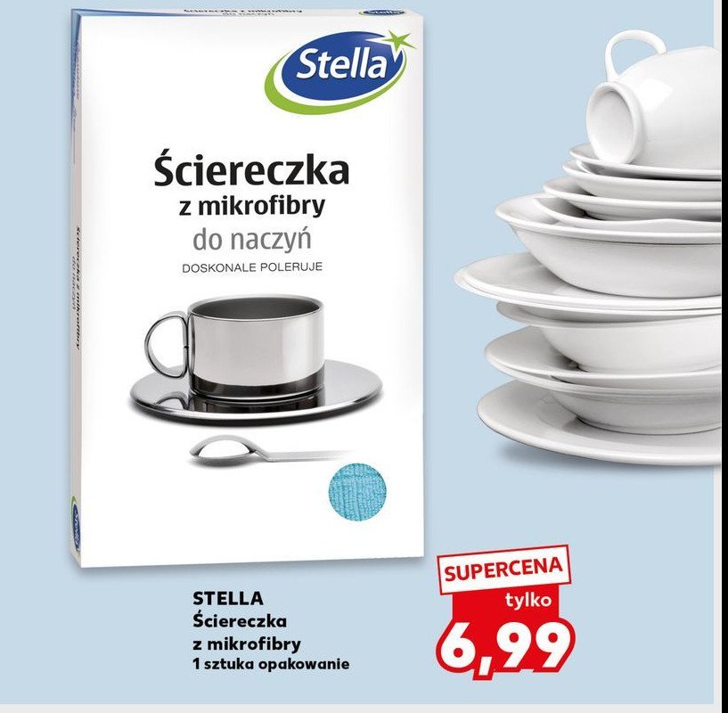 Ściereczka z mikrofibry do naczyń Stella promocja